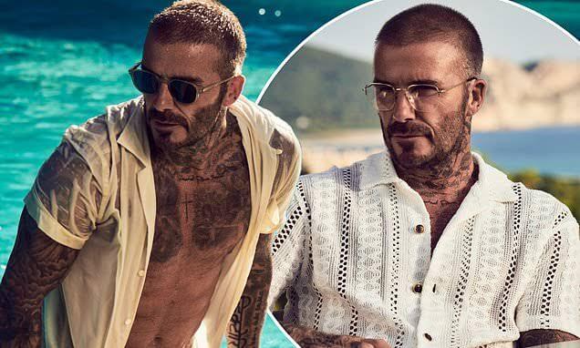 David Beckham In A Saucy Photoshoot Shows Off Chiselled Six Pack As