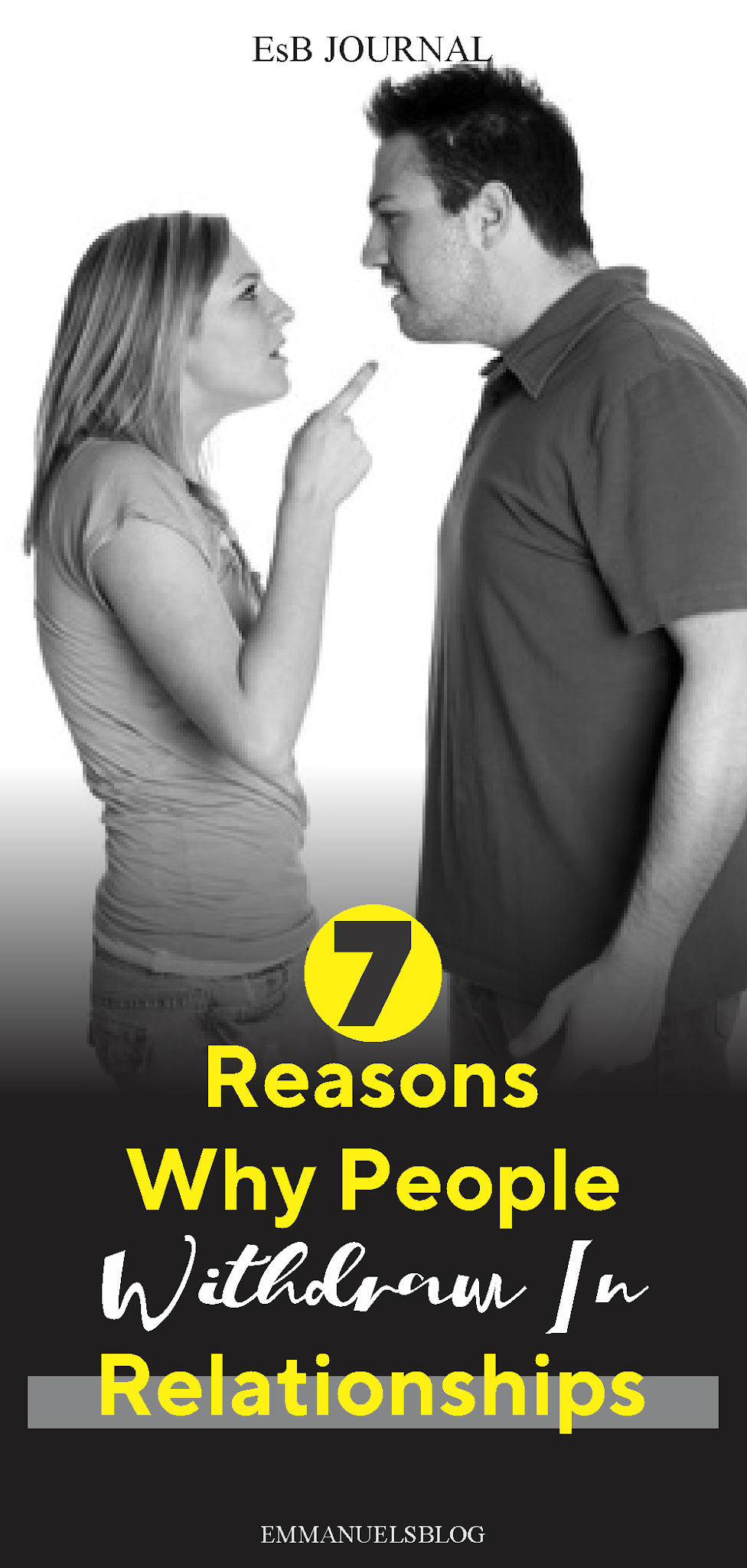 7 Reasons Why People Withdraw In Relationships