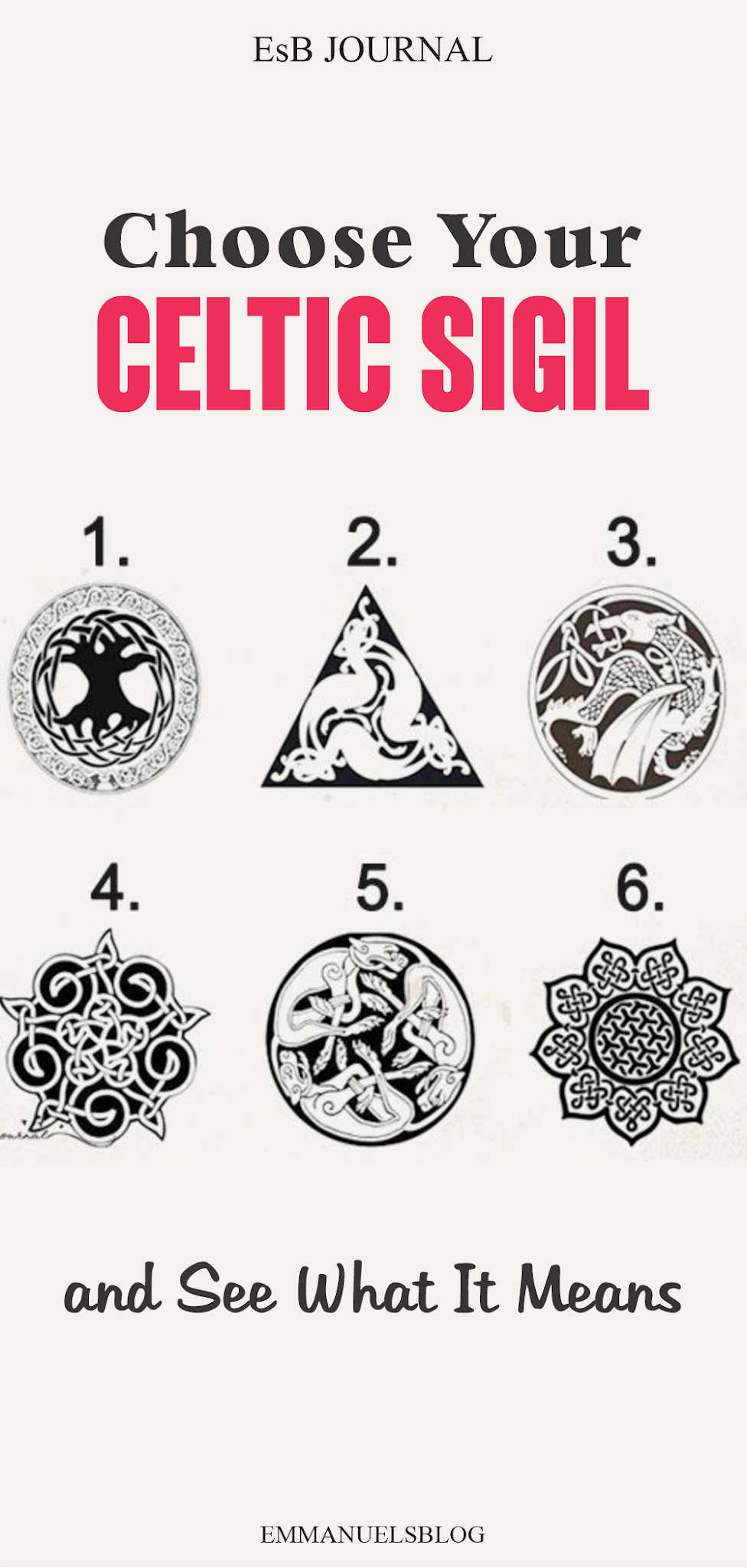 Choose Your Celtic Sigil And See What It Means