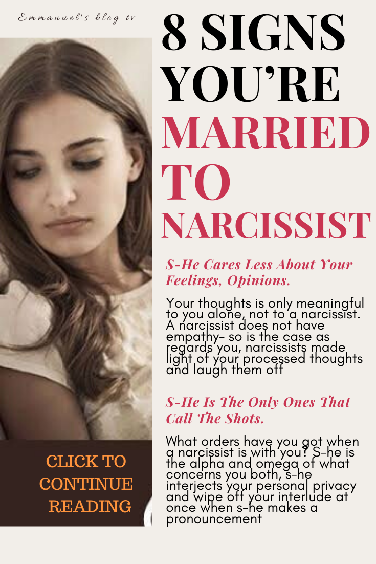 8 Signs Youre Married To Narcissist 5699