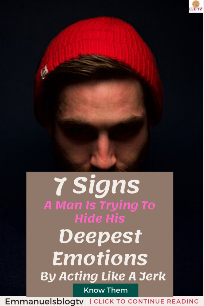 7 Signs A Man Is Trying To Hide His Deepest Emotions By Acting Like A Jerk