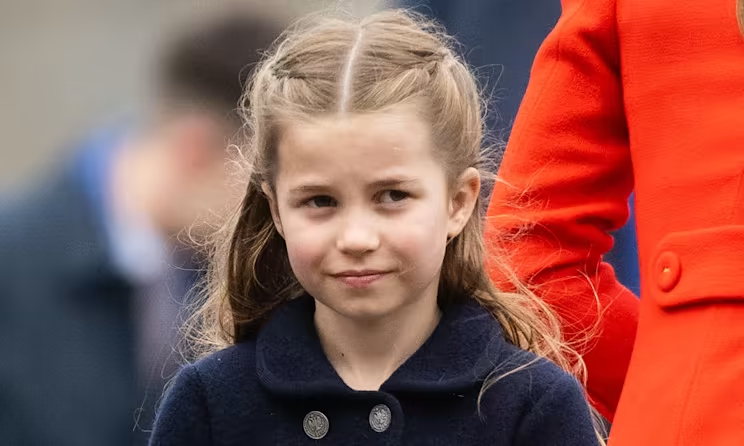 Princess Charlotte Looks So Sweet As She Shakes Hands With Royal Well ...