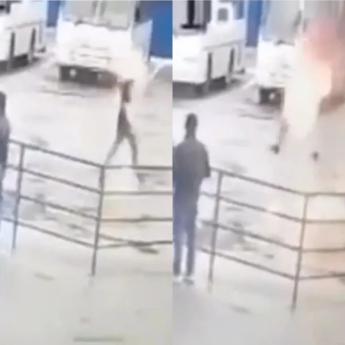 Russian man lights himself on fire to protest Putin’s draft