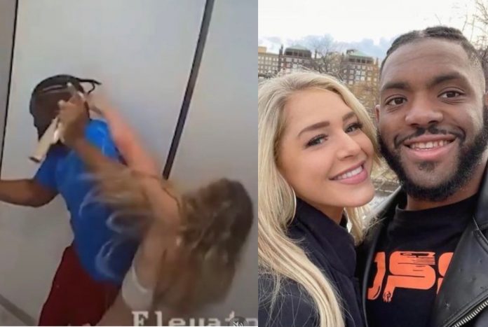 OnlyFans model who killed American boyfriend Christian Obumseli had begged police for help two days before the 'murder', new video reveals