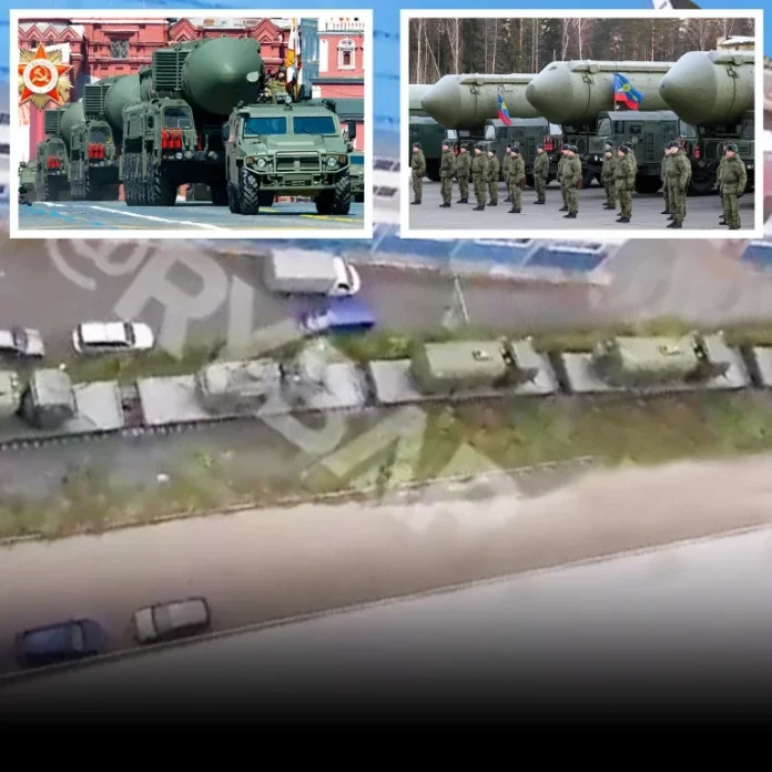 Russia-Ukraine war: Convoy transporting equipment for Russia's nuclear forces on the move (photos/video)