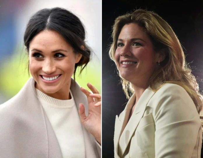 Meghan Markle Chats To First Lady Of Canada Sophie Trudeau