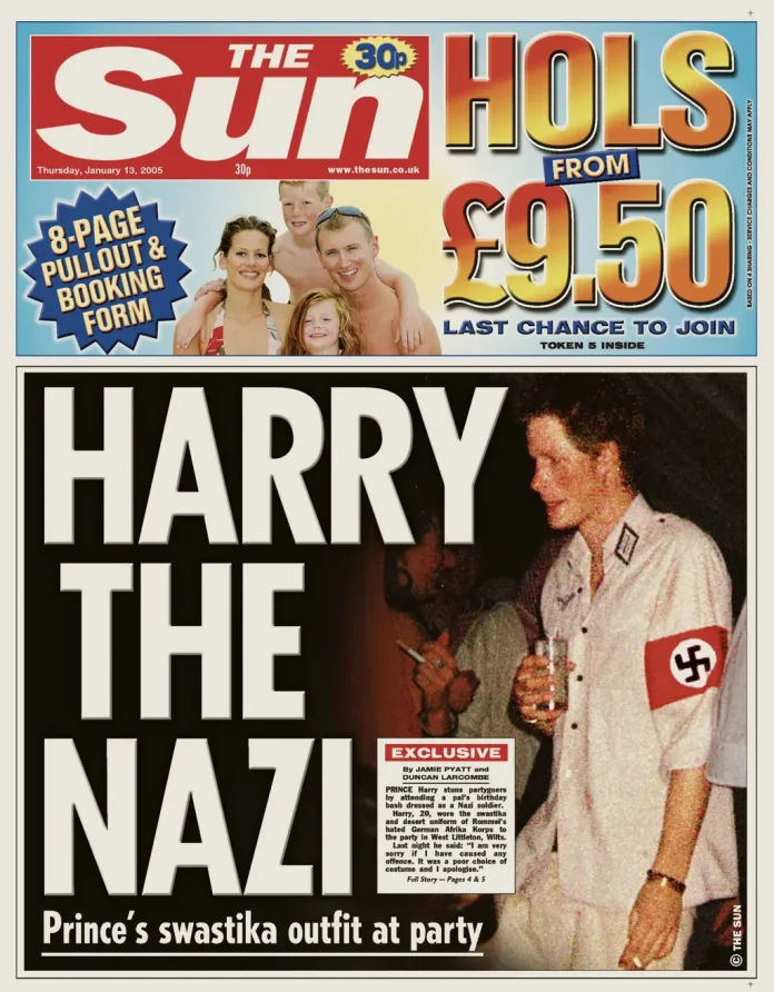 Prince Harry Calls Dressing As A Nazi Biggest Mistake Of My Life