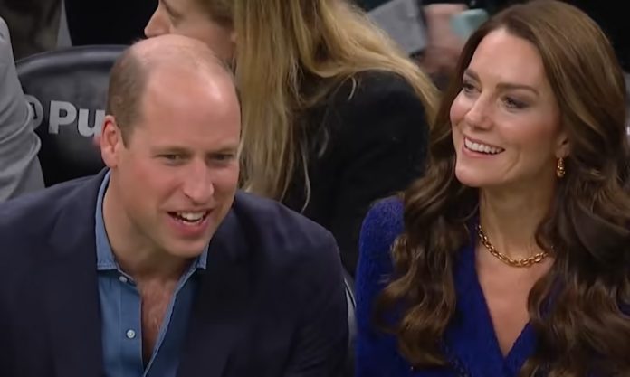 Prince William And Princess Kate Surprise Crowds At Boston NBA Game