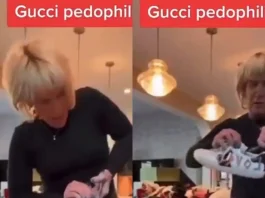 Woman destroys her entire Gucci collection over pedophilia accusation 1