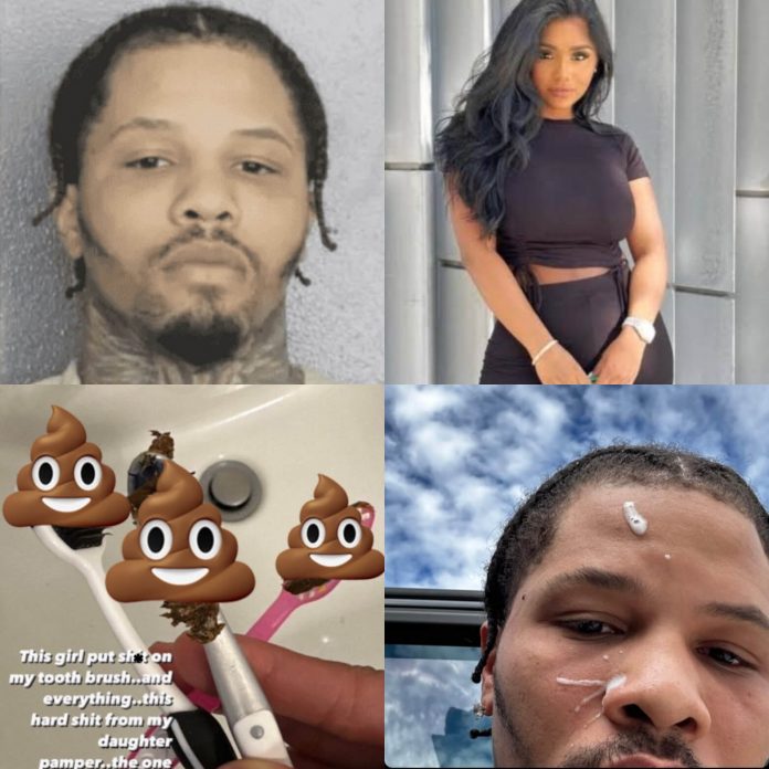 Boxer, Gervonta Tank Davis shares receipts alleging his babymama put poop on his toothbrushes and spat on him as he denies domestic violence