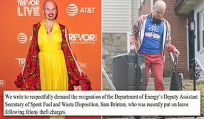 Republicans demand non-binary drag queen in charge of nuclear waste is FIRED after arrest for stealing luggage 3