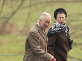 King Charles Attends Sandringham Church Service With Princess Anne