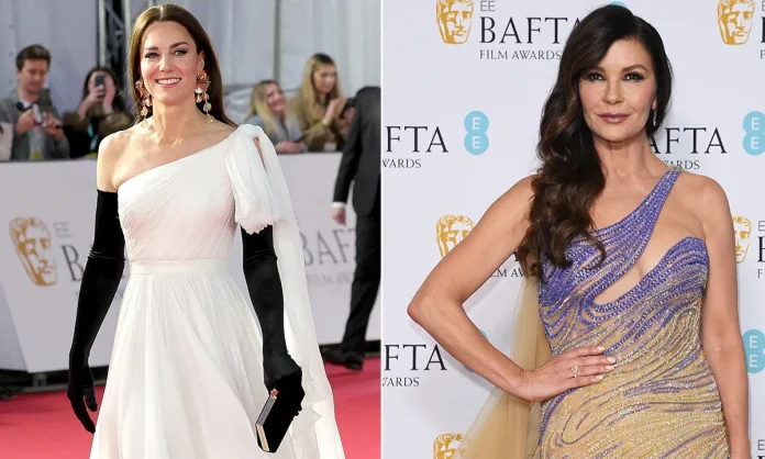 Catherine Zeta-Jones Comments On Princess Kate's Surprising Baftas Look