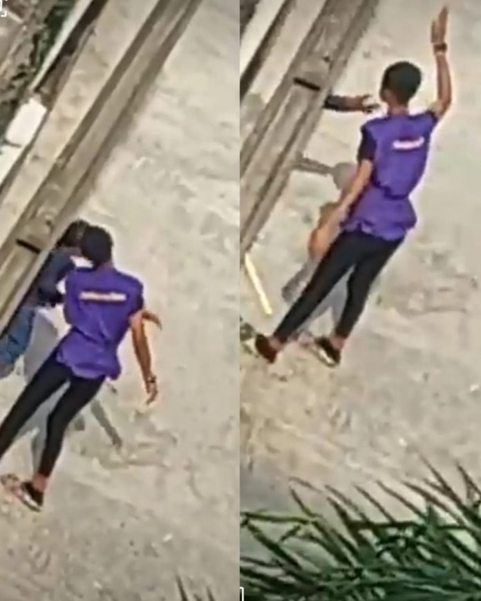 Lagos Police Arrests Caregiver Caught On Tape Physically Abusing A Child At A Creche