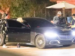 Avril Lavigne And Tyga Seen Hugging After Dinner