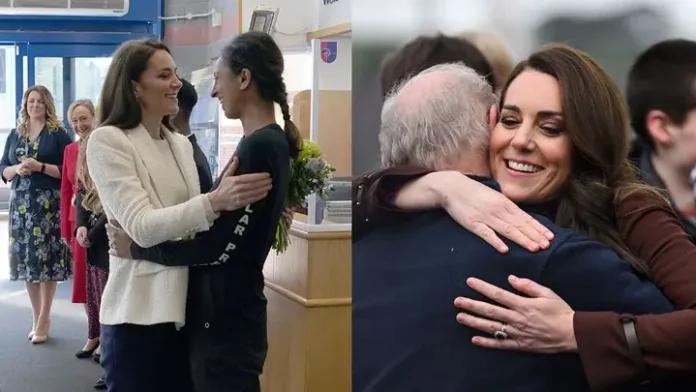 Kate Middleton Proves She IS A Hugger Despite Meghan Markle Comments 