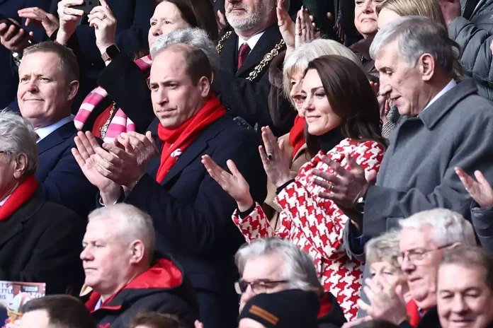 Can You Spot The Difference?: Prince William And Kate Middleton At Wales V England 