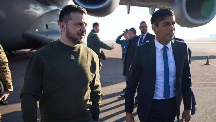 We know Russia will lose - Zelensky says as he makes surprise visit to the UK and asks for fighter jets (PhotosVideos)