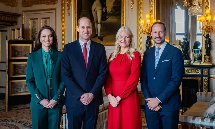 Prince William And Princess Kate Reunite With Norwegian Royals In Windsor