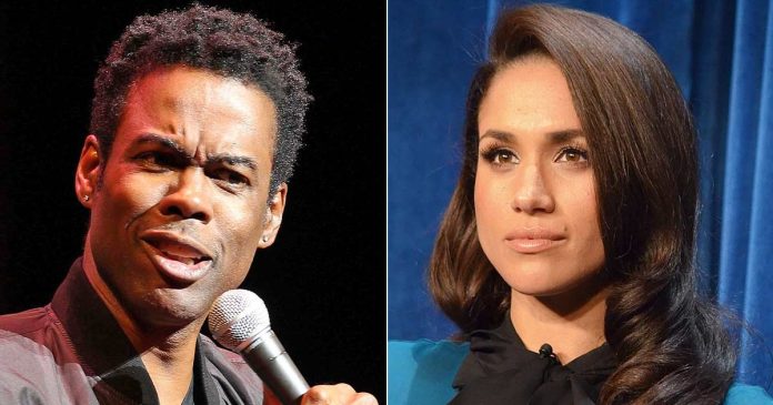 ‘That’s Not Racist, Because Even Black People Want To Know How Brown The Baby Going To Be!’- Chris Rock Slams Meghan Markle