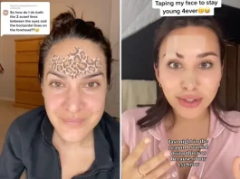 What Doctors Think About The Face-Taping Tiktok Trend To Stop Wrinkles