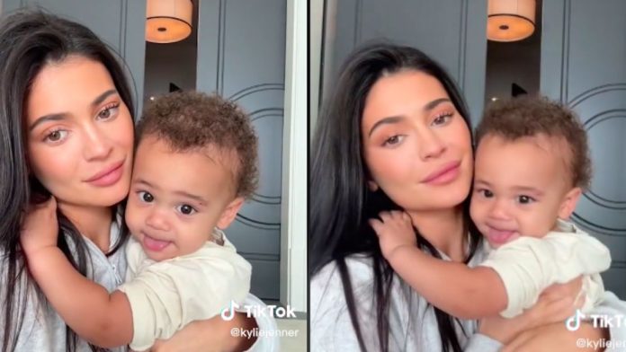 Kylie Jenner Shares Rare Glimpse Of Son Aire In New TikTok Video