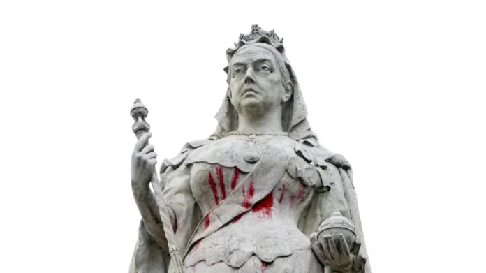 Heartless Vandals Target Historic Queen Victoria Memorial On The Weekend Of King Charles’ Coronation