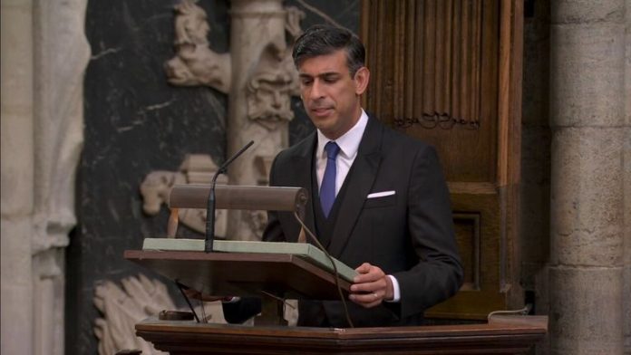 Rishi Sunak Delivers Reading From The Bible At King Coronation