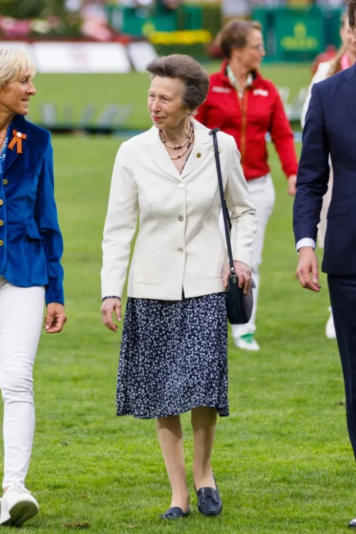 Princess Anne Charms Crowds In Floral Summer Dress And Precious £15k Accessory