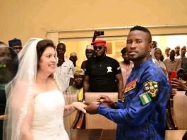 Adamawa State: Vigilante Marries Norwegian Woman He Met On Social Media