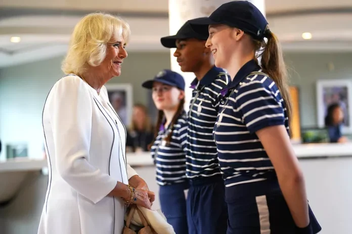 Queen Camilla Shares Her Top Advice With A Ball Girl At Wimbledon