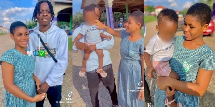 Man Shares Of Video Of Him Taking His Daughter To Visit Her Mother In Boarding School