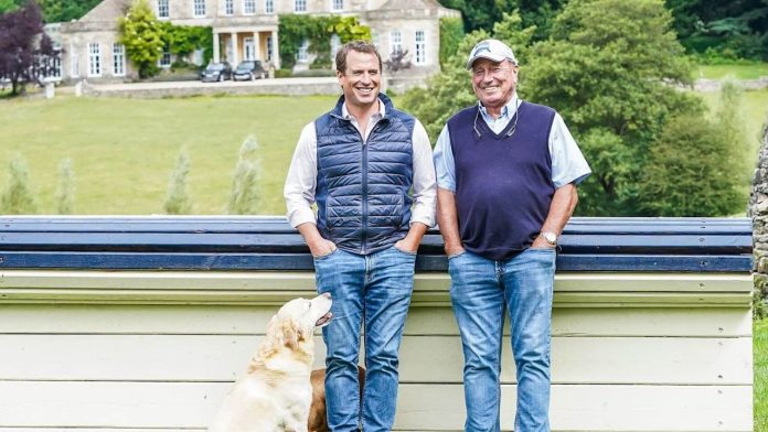 Peter Phillips Teams Up With His Dad Captain Mark Phillips At Princess Anne's Home