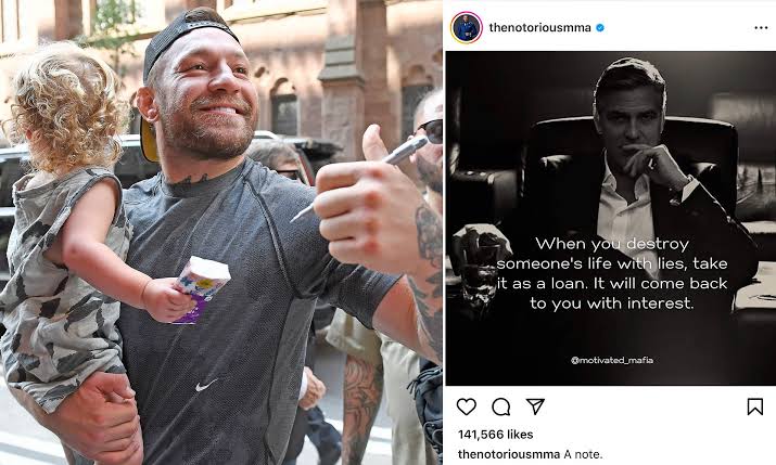 UFC Star Conor McGregor Posts Cryptic 'note' About 'destroying Someone ...