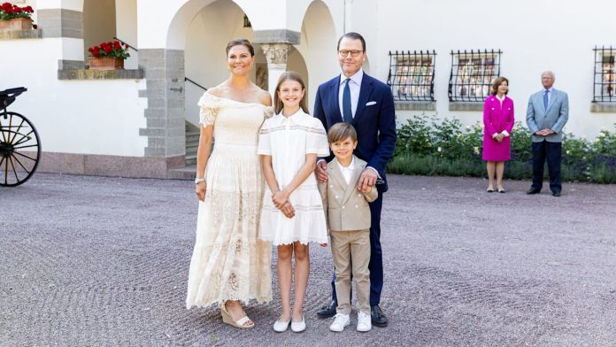 Crown Princess Victoria Shares Rare Photo Of Princess Estelle And Prince Oscar