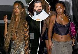 Malia And Sasha Obama Party With Drake