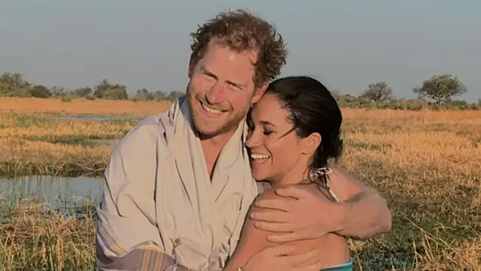 Prince Harry And Meghan Markle Exchange Kisses In Romantic Throwback Holiday Snaps