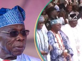 Trending Video Showing Moment Former President Obasanjo Ordered Oyo Monarchs To Stand Up To Honour Him At A Recent Event