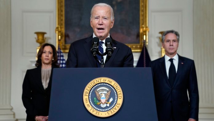 Joe Biden Says America Has The 'Capacity And Responsibility' To Support Ukraine AND Israel And Calls For U.S. To 'Not Lose Sight' Of Palestinian Suffering