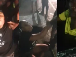 Lady Allegedly Destroys Uber Driver’s Car Because Of His Faulty Air Conditioner, Attacks Security Agents Who Came In To Intervene (Video)