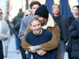 David Beckham Shows Off Fatherly Bond With Daughter Harper With Sweet Hug