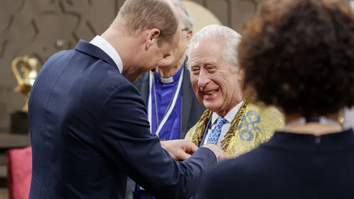 King Charles Jokes About Having 'Sausage Fingers' During Sweet Father-Son Moment With Prince William