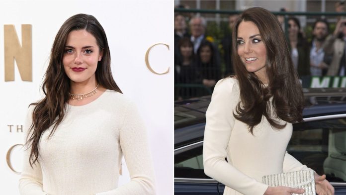 Meg Bellamy Is The Spitting Image Of Princess Kate In Doppelganger Valentino Dress