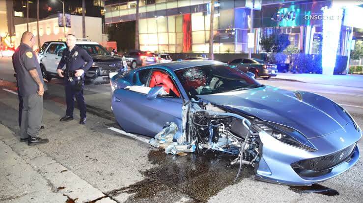 Michael B. Jordan SURVIVES Car Accident After Crashing His Ferrari Into ...