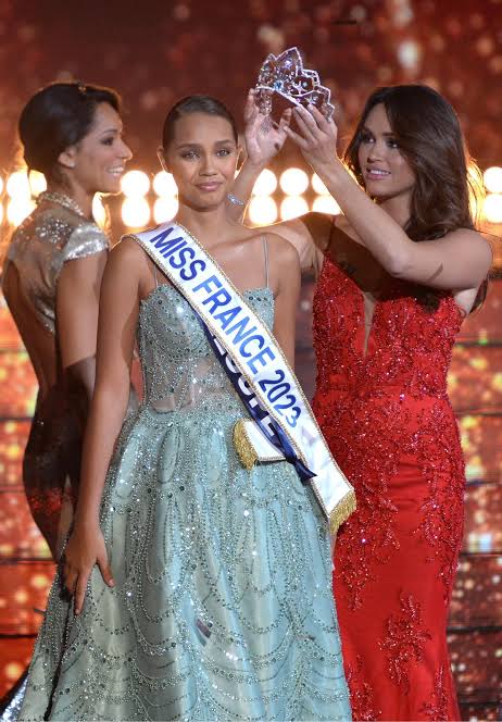 Miss France 2024 winner HITS out at critics amid 'woke' storm after she ...