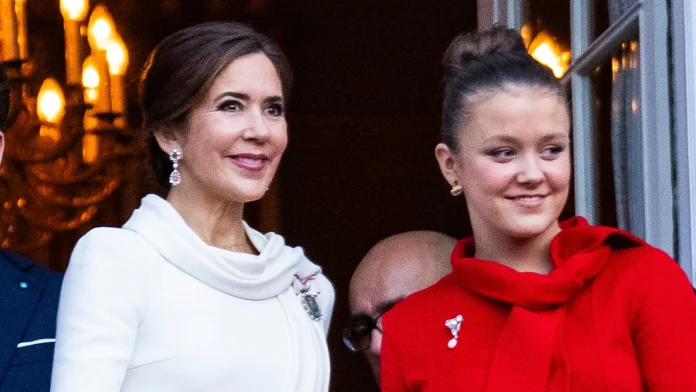 Queen Mary Laughs Off Awkward Moment With Daughter Princess Isabella