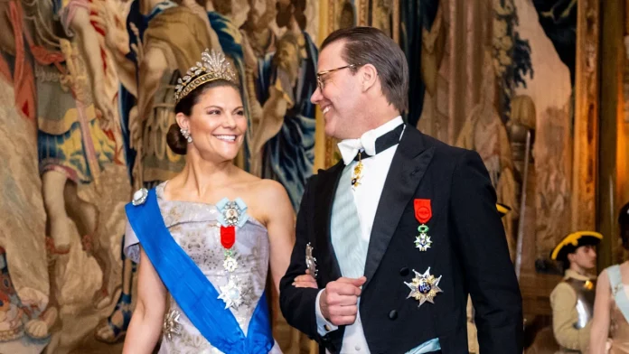 Crown Princess Victoria Looks Unbelievable In H&M Ballgown With Heirloom Tiara