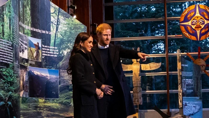 Prince Harry And Meghan Tour First Nations Center As They Spend Valentine's Day In Canada