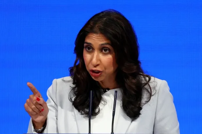 Suella Braverman Calls For Powers To Ban Protests Outright After Branding Pro-Palestine Demonstrations 'Hateful Marches'