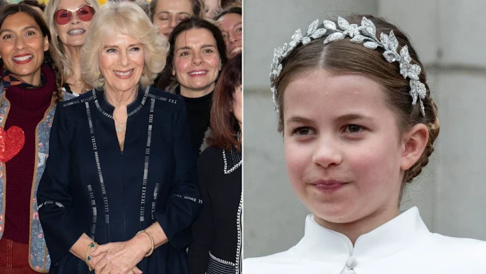 Queen Camilla Admires 'Lovely' Painting Of Princess Charlotte On Latest Royal Outing